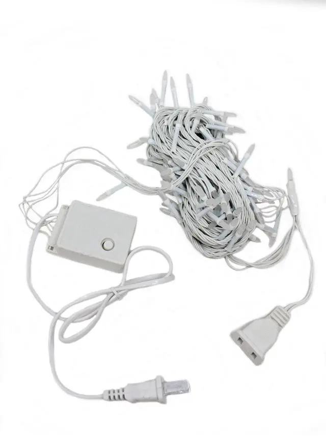 Alt view image 3 of 5 - 20 LED Plant Leaf Vine Fairy Light Silver