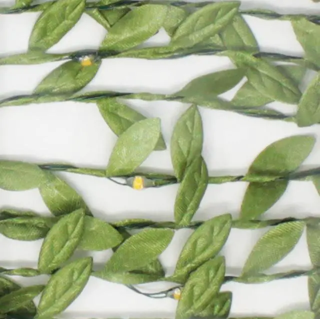 Alt view image 5 of 5 - 20 LED Plant Leaf Vine Fairy Light Silver