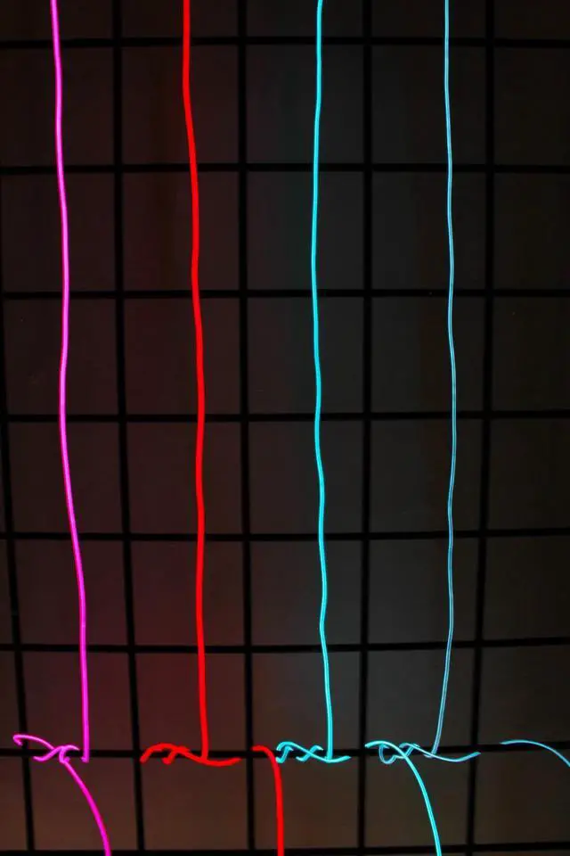 Alt view image 2 of 3 - 6' Neon String Light Battery Operated Translucent Blue