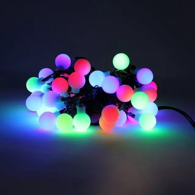 Main image of 50 LED String Light Bulb w Connector Multicolor