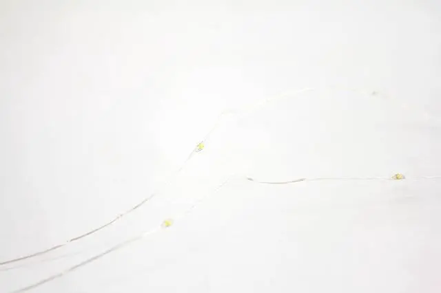 Alt view image 2 of 2 - 50 LED Battery Operated White Fairy String Lights with Timer