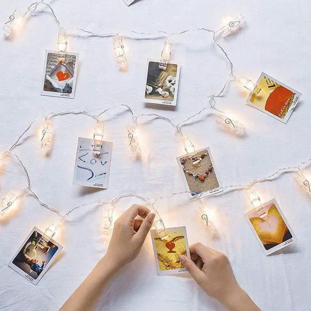Main image of 20 LED Photo Clip String Light USB Plug