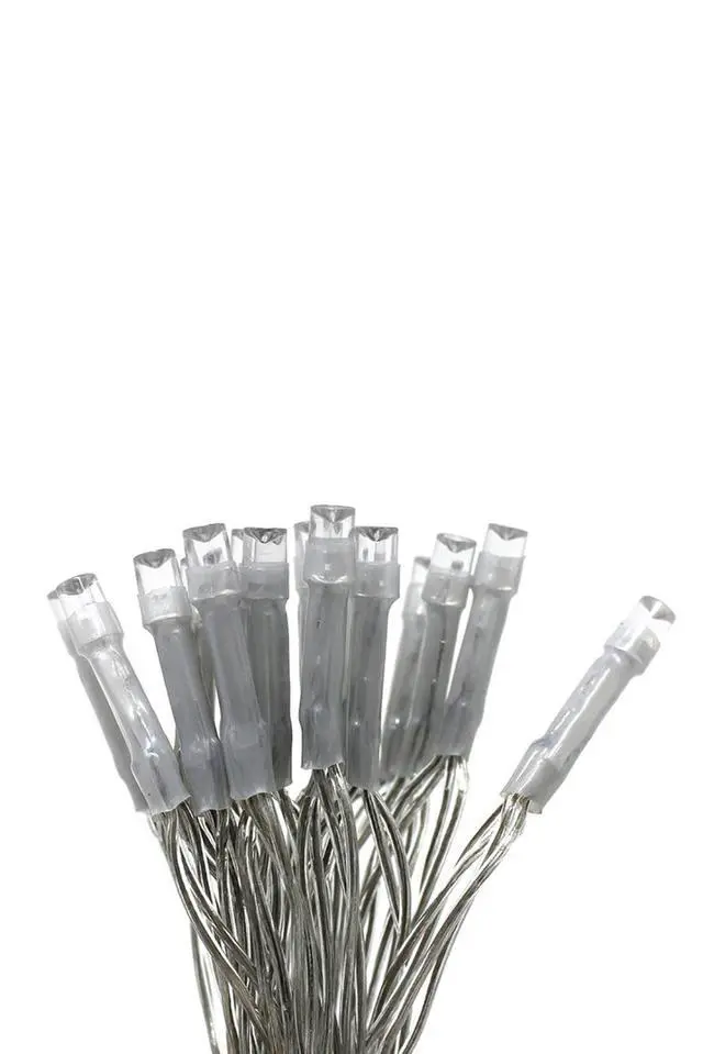 Alt view image 5 of 5 - 100 LED Clear Cable String Lights Battery Operated Multi