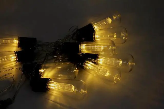 Alt view image 2 of 4 - 10 LED Outdoor String Lights Warm White