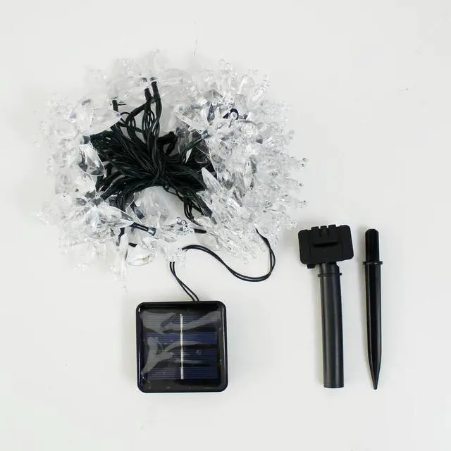 Alt view image 3 of 3 - Solar String Light Butterfly