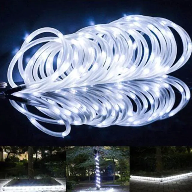 Main image of 50 LED White Tube String Light for Indoor & Outdoor Decor
