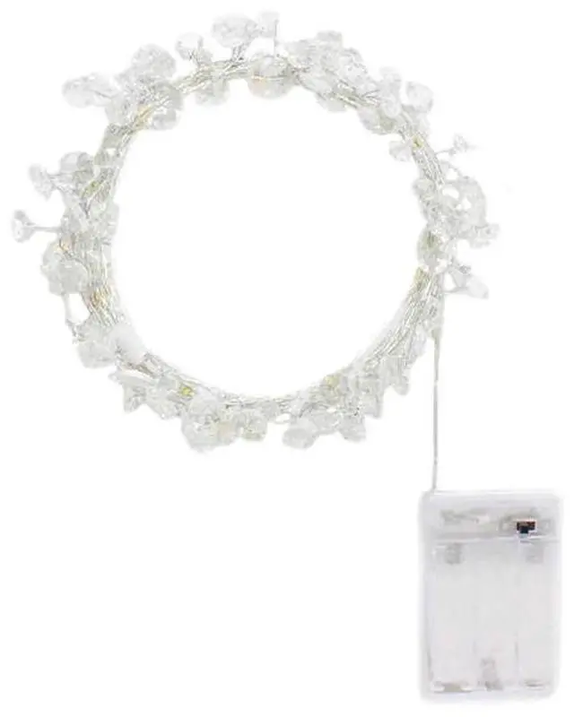 Alt view image 2 of 4 - 40 LED Crystal Gem Stone Fairy String Lights