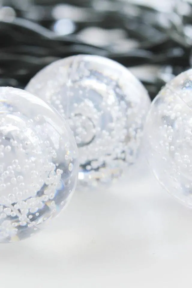 Alt view image 2 of 3 - 60 LED Solar Power Bubble String Lights Multicolor