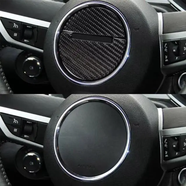 Alt view image 5 of 7 - Acaigel 1Set Steering Wheel Panel Trim For Chevrolet Camaro 2010-2015