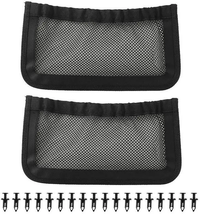 Alt view image 5 of 7 - Acaigel 2Pcs Backrest Rear Storage Nets For Can-Am Defender Max Hd7 Hd8 Hd9