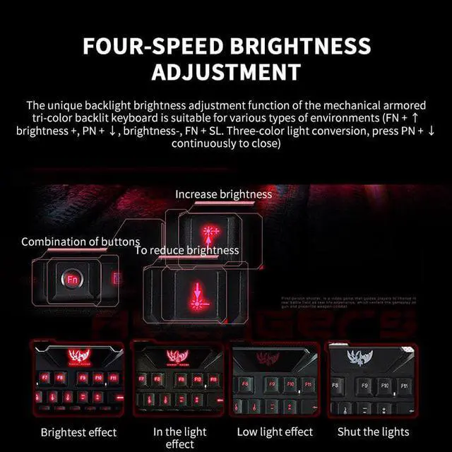 Alt view image 5 of 7 - M200 Purple/Blue/Red LED Breathing Backlight Pro Gaming Keyboard Mouse Combos USB Wired Full Key Professional Mouse Keyboard