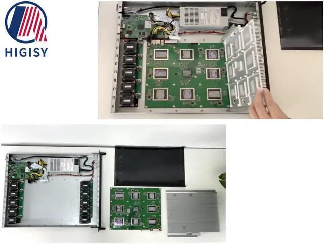 Alt view image 3 of 6 - New Release Jasminer X4 Miner 1U Server Architecture 520MH/s Hashrate 240W Power Consumation ETHW ETC Miner Ethereum Miner Supply and Guaranty by HIGISY 180 Days