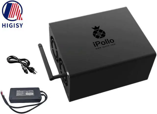 Main image of New iPollo V1 Mini SE Miner RAM: 6GB Hashrate: 200MH/s Power Consumation: 135W±10% With PSU and Power Cord Sold by HIGISY