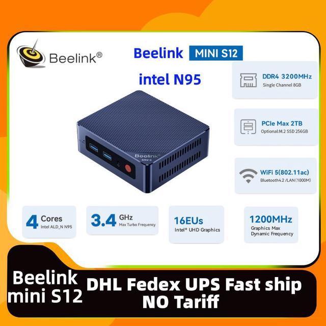 offical Beelink Mini S12 Win11 Intel 12th N95 Mini PC 16GB 500GB