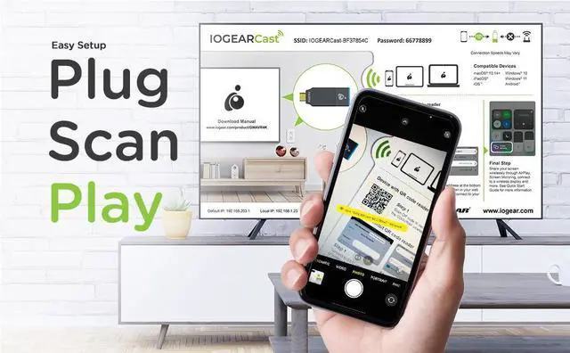 Alt view image 20 of 20 - IOGEAR Mini Wireless 4K HDMI® Screen Sharing Adapter