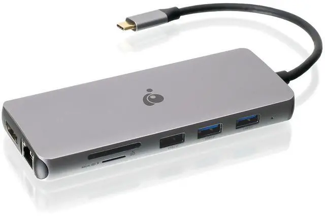 Alt view image 11 of 20 - IOGEAR USB-C Triple HD Compact Dock w/ PD 3.0 GUD3C4K3P