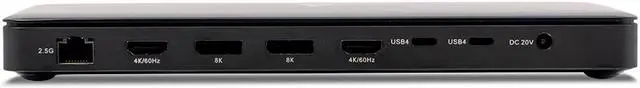 Alt view image 14 of 20 - IOGEAR Docking Station Dock Pro USB4 8K Triple View - GUD4C8K3