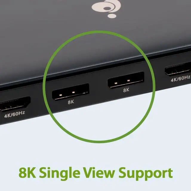Alt view image 18 of 20 - IOGEAR Docking Station Dock Pro USB4 8K Triple View - GUD4C8K3