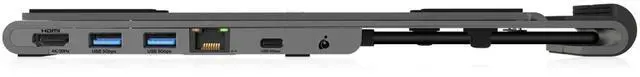 Alt view image 12 of 16 - IOGEAR Dock Pro 6-in-1 4K Dock Stand, Adjustable/Foldable Laptop Stand with Docking Station, HDMI 4K@30hz, 2x USB-A, USB-C Data, Gigabit Ethernet, 100W PD, Fast Role Swap, Win 10/11 macOS - GUD3C4K1LS