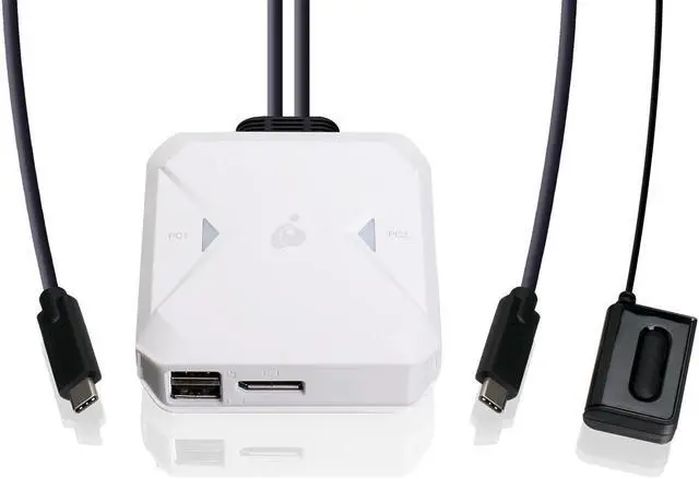 Alt view image 3 of 20 - IOGEAR 2-Port 4K USB-C KVM Switch with DisplayPort output GCS72CC