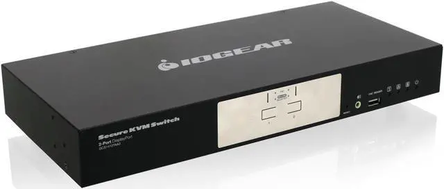 Alt view image 5 of 18 - IOGEAR 2-Port DisplayPort Secure KVM Switch (TAA)