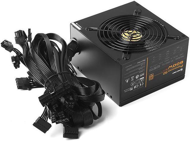 800W ATX Power Supply ATX Desktop Computer PSU Gold Mining Chia Rated Power  800W Competitive Game Gamer 80PLUS 110V 220V