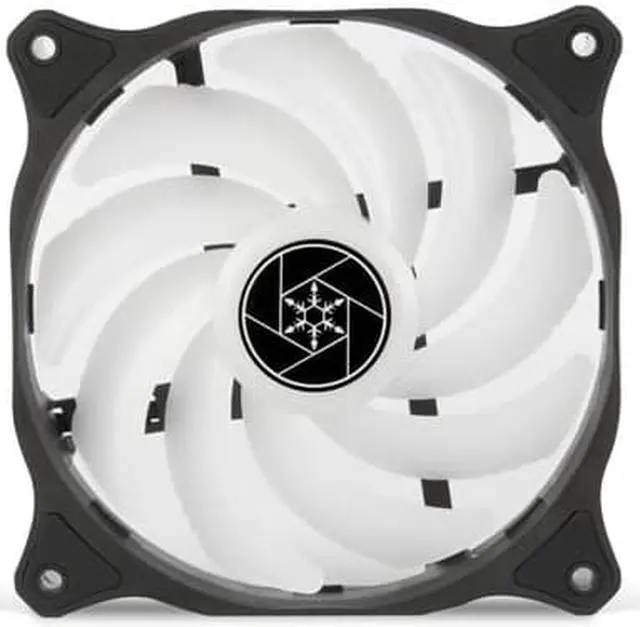 Alt view image 2 of 6 - SilverStone Air Blazer 120R ARGB Addressable LED 12cm 94CFM High Air Flow 2200RPM Case Fan Black SST AB120R ARGB