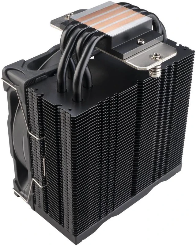 Alt view image 7 of 7 - Akasa Soho H4 Plus AM5 and LGA1700 Compatible CPU Cooler with 12cm PWM ARGB Fan (AK-CC4022HP01)