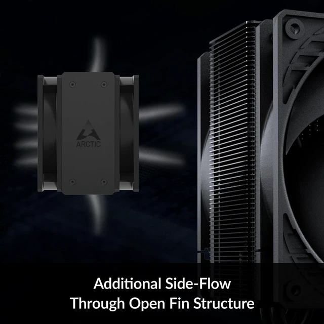 Alt view image 4 of 7 - Arctic Freezer 36 DUO - Intel/AMD Uyumlu, 4x Is Borulu, 2x12cm PWM Fanl lemci Soutucu (AR-ACFRE00123A)