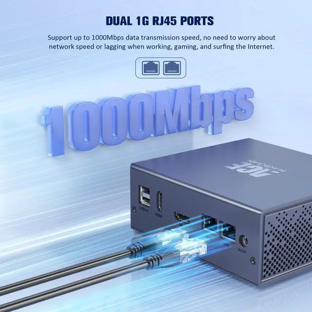 Alt view image 3 of 7 - 4K UHD MINI PC OFFICE Mini PC AD03  Intel N95(up to 3.4Ghz) 8GB DDR4 256GB M.2 SSD Windows 11 Pro Mini Computer 4K HDMI Small PC, WiFi6 BT4.2