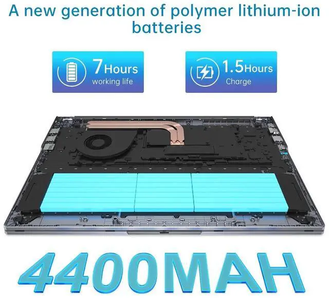 Alt view image 2 of 4 - Laptop 16 FHD Gaming Laptop, AMD Ryzen 7 6800HX, 16GB RAM, 512GB SSD, Windows 11 Pro, Graphite, WiFi 6, Backlit KB, Gray