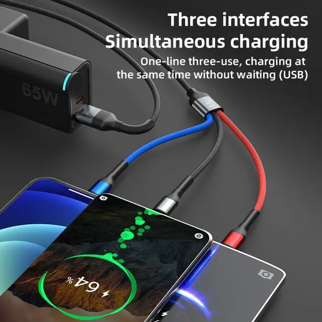 Alt view image 3 of 5 - FIELUX 6 in 1 Charging Cable