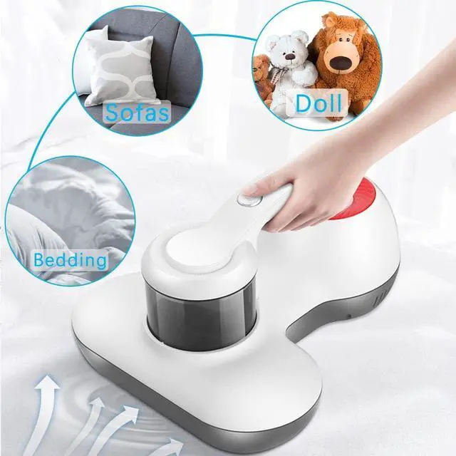 Alt view image 7 of 7 - Hersven Mattress Vacuum Cleaner, UV Bed Vacuum Cleaner 12KPa Handheld Vacuum Upgraded Effectively Clean Up Bed, Pillows, Cloth Sofas, Carpets and Ther Fabric Surfaces