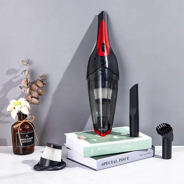 Alt view image 2 of 7 - Fityou Handheld Vacuum Cleaner Cordless, Rechargeable (USB Charge), Powerful Suction Cleaner, Portable Hand Vacuum for Pet Hair Home and Car Cleaning, Wet & Dry