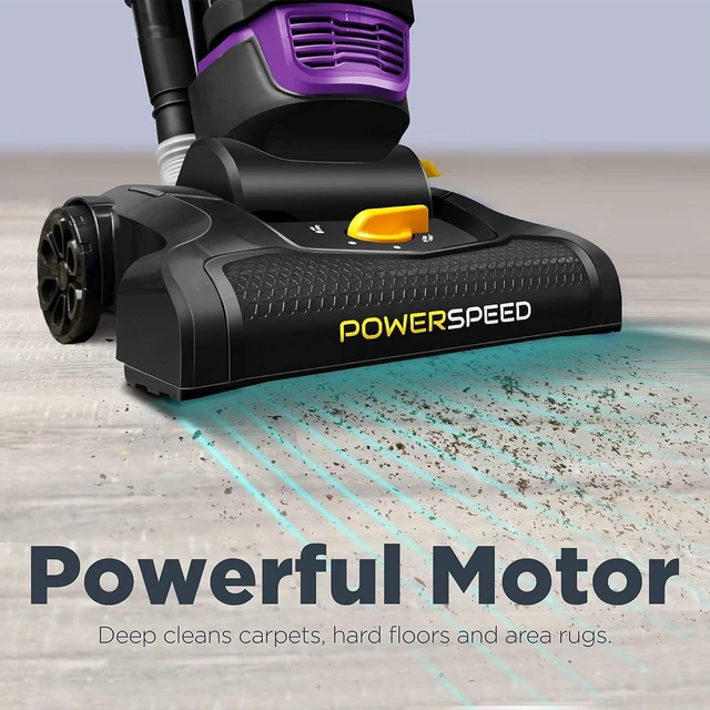 Alt view image 2 of 7 - Eureka NEU182B PowerSpeed Bagless Upright Vacuum Cleaner, Purple