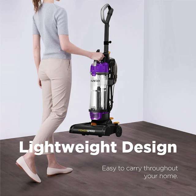 Alt view image 3 of 7 - Eureka NEU182B PowerSpeed Bagless Upright Vacuum Cleaner, Purple