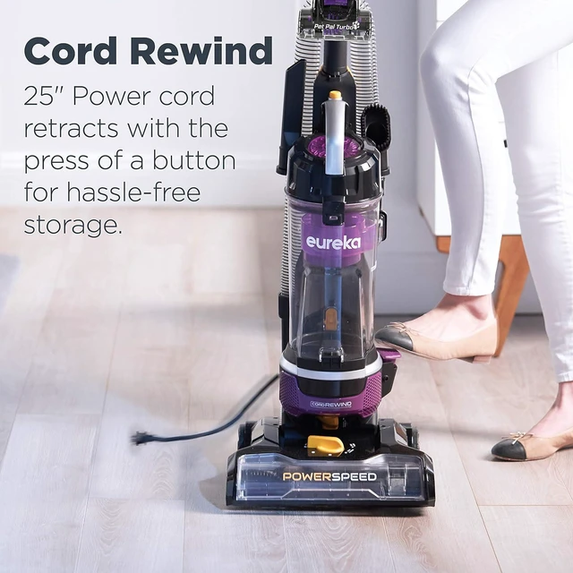 Alt view image 2 of 7 - Eureka Vacuum Cleaners for Home, Automatic Cord Rewind, NEU202