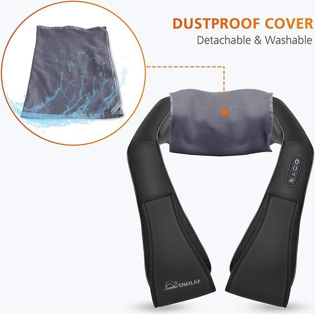 Alt view image 5 of 6 - Snailax Shiatsu Neck and Shoulder Massager - Back Massager with Heat, Deep Kneading Electric Massage Pillow for Neck, Back, Shoulder,Foot,Body