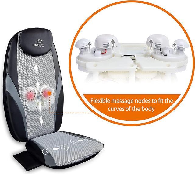 Alt view image 4 of 7 - Snailax Shiatsu Massage Cushion with Heat Massage Chair Pad Kneading Back Massager for Home Office Seat use