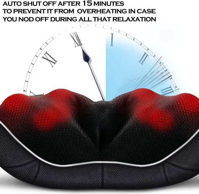 Alt view image 4 of 7 - Shiatsu Neck and Back Massager with Heat Deep Tissue Kneading Sports Recovery Massagers for Neck, Back, Shoulders, Foot, Relaxation Gifts for Him,Her,Women,Men