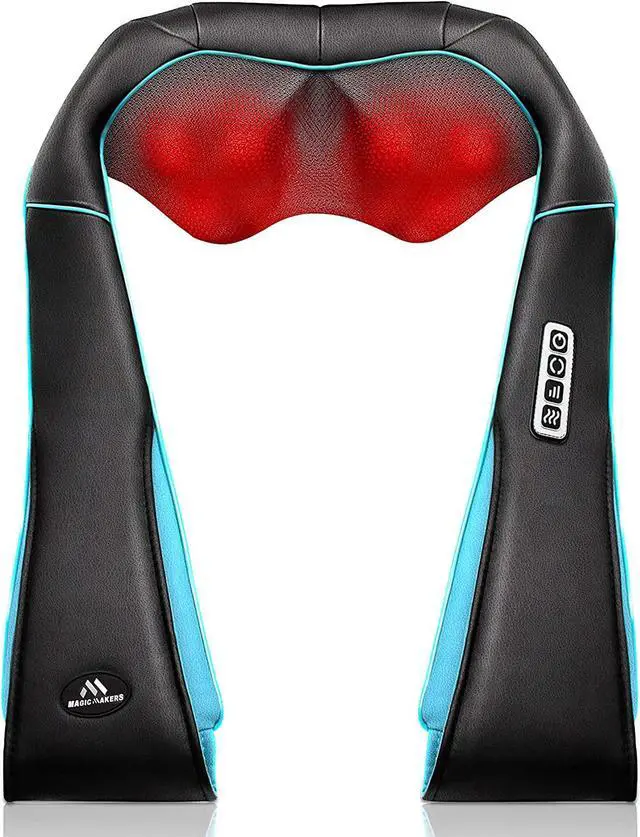 Main image of Massager with Heat - Deep Tissue Kneading Electric Back Massage for Neck, Back, Shoulder, Waist, Foot - Shiatsu Full Body Massage, Relax Gift for Her/Him/Friend/Dad/Mom