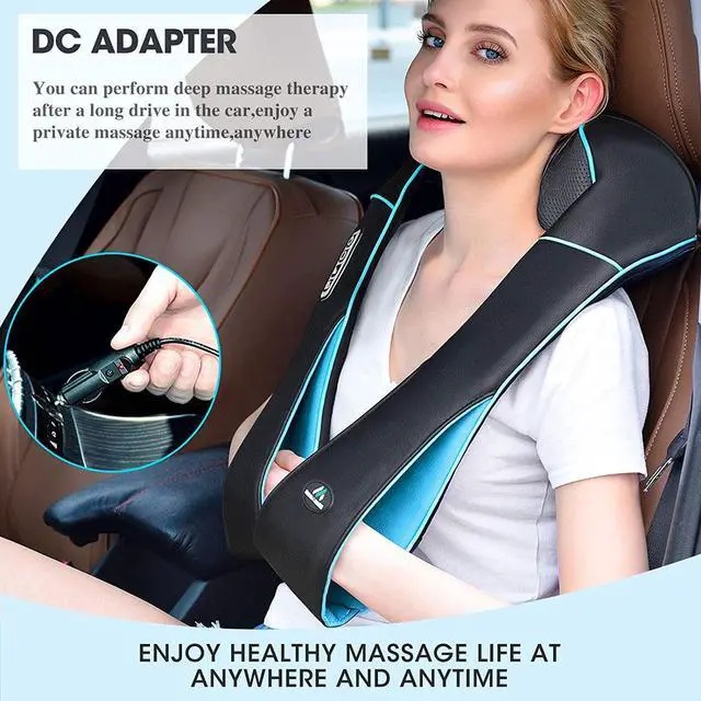 Alt view image 6 of 7 - Massager with Heat - Deep Tissue Kneading Electric Back Massage for Neck, Back, Shoulder, Waist, Foot - Shiatsu Full Body Massage, Relax Gift for Her/Him/Friend/Dad/Mom