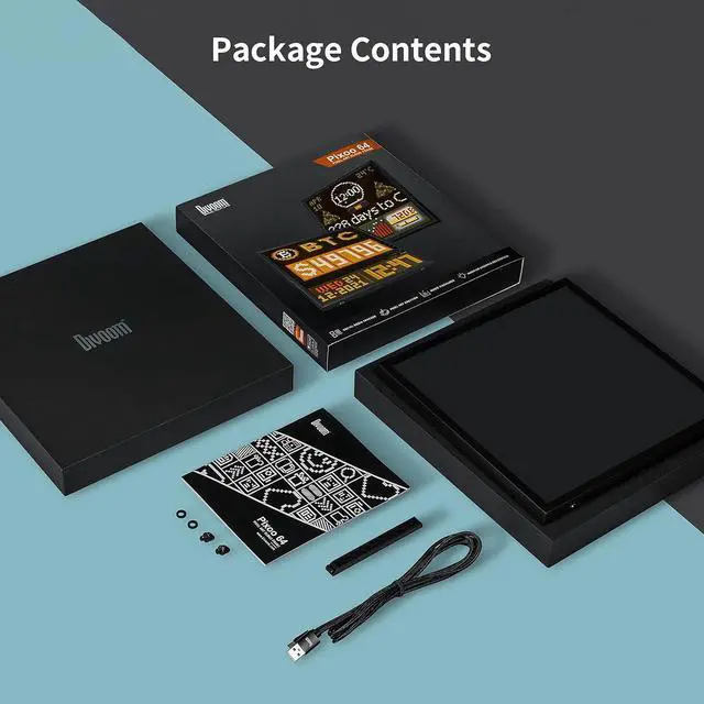 Alt view image 7 of 7 - Pixoo-64 - WiFi Pixel Cloud Digital Picture Frame with APP Control,64 X 64 LED Panel Display Frame for Gaming Room Decoration/Social Media Fans Counter