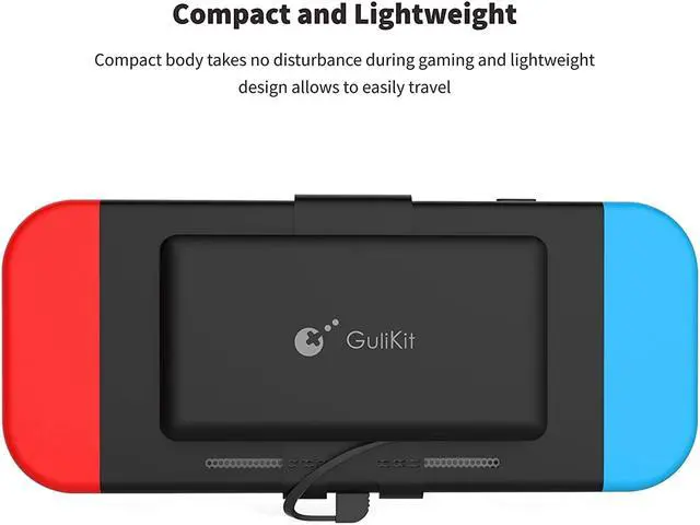 Alt view image 2 of 7 - Portable Power Bank Compatible for Nintendo Switch, 10000mAh 5V/3A Flash Rechargeable Extended Battery Backup Charger Case for Smartphone and Switch