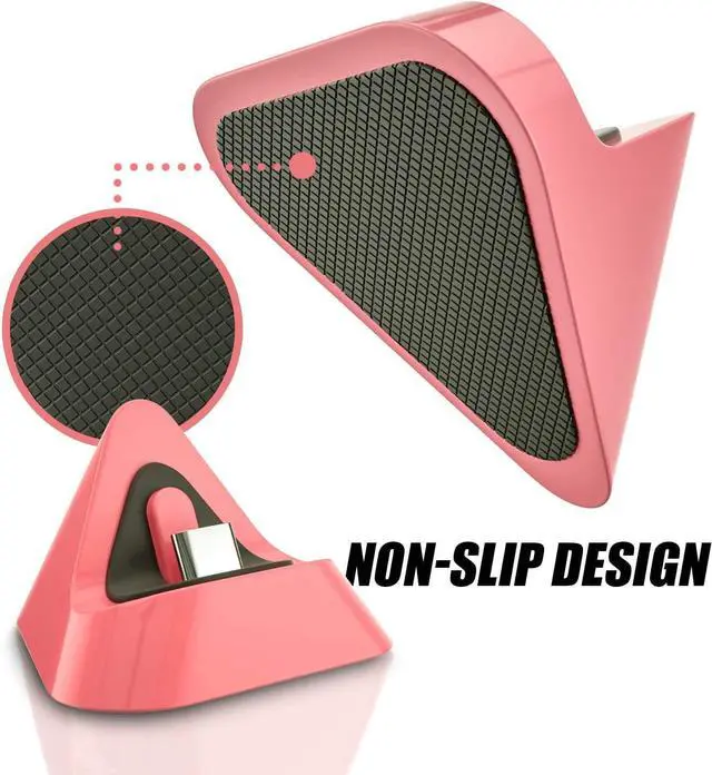 Alt view image 4 of 7 - Charging Dock for Nintendo Switch lite, Docking Station for Nintendo Switch lite - Coral