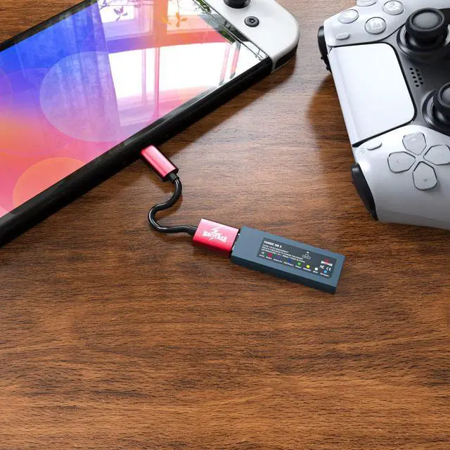 Alt view image 2 of 7 - Mcbazel Mayflash Magic NS 2 Wireless USB Adapter for Switch/Switch OLED/Windows/Raspberry Pi, Compatible with Series X&S Controllers and More