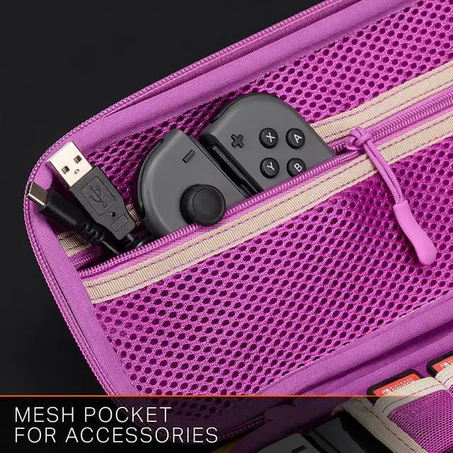 Alt view image 6 of 7 - PowerA Protection Case for Nintendo Switch - Rainbow Run Mario, protective case, gaming case, console case - Nintendo Switch;