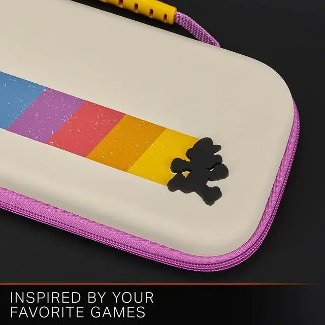 Alt view image 7 of 7 - PowerA Protection Case for Nintendo Switch - Rainbow Run Mario, protective case, gaming case, console case - Nintendo Switch;