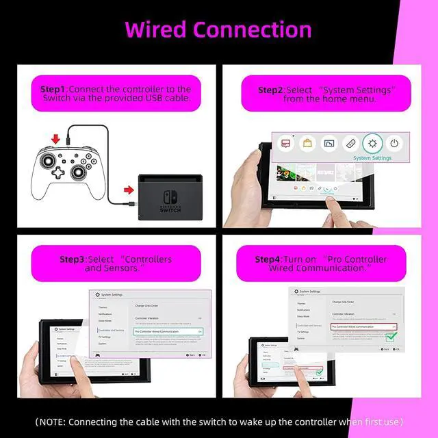 Alt view image 7 of 7 - NexiGo Wireless Controller for Switch/Switch Lite/OLED, Bluetooth Controllers for Nintendo Switch with Vibration, Motion, Turbo and LED Light (Cosmic Nebula)