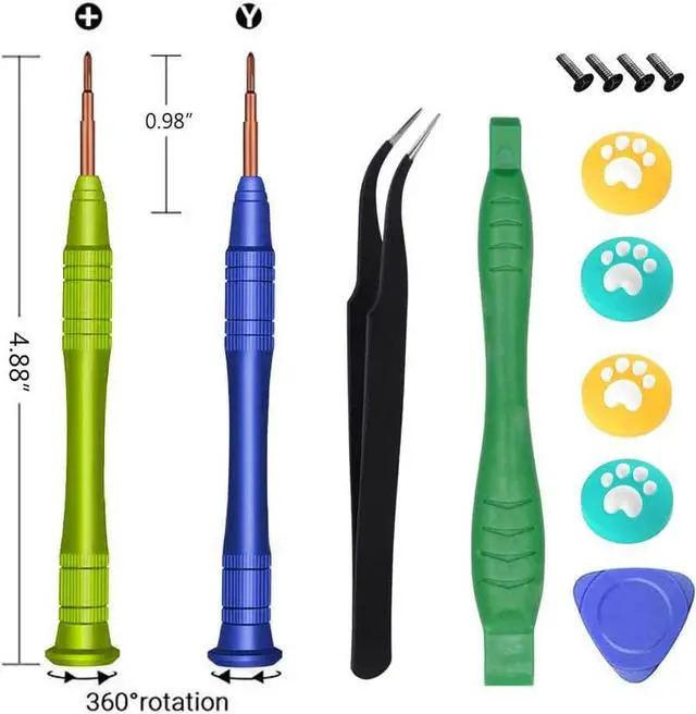 Alt view image 4 of 6 - Replacement Joystick for Nintendo Switch lite, Repair Joystick Replacement Tool Kit for Switch lite and Nintendo Joycon Controller